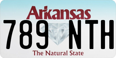 AR license plate 789NTH