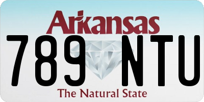 AR license plate 789NTU