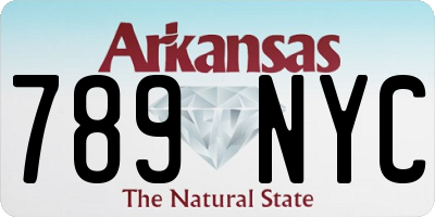AR license plate 789NYC