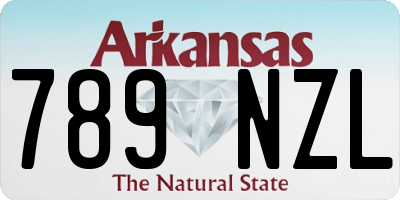 AR license plate 789NZL