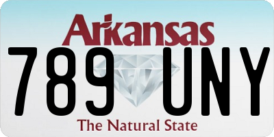 AR license plate 789UNY