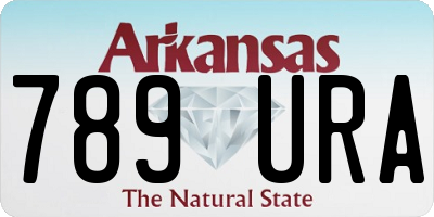 AR license plate 789URA