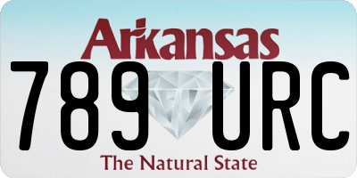 AR license plate 789URC