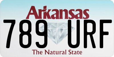 AR license plate 789URF