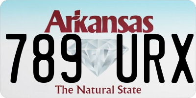 AR license plate 789URX