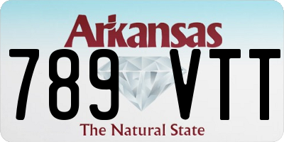 AR license plate 789VTT
