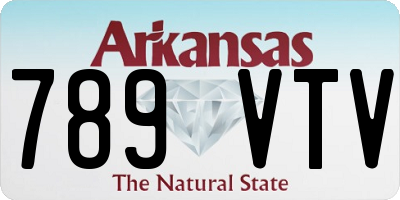 AR license plate 789VTV