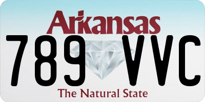 AR license plate 789VVC