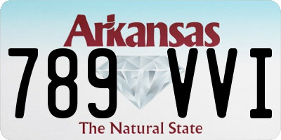 AR license plate 789VVI