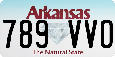 AR license plate 789VVO