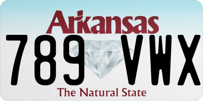 AR license plate 789VWX