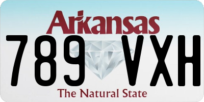 AR license plate 789VXH