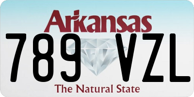 AR license plate 789VZL