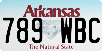 AR license plate 789WBC
