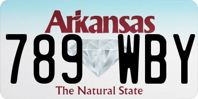 AR license plate 789WBY