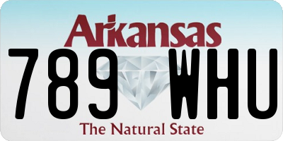 AR license plate 789WHU