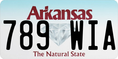 AR license plate 789WIA