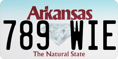 AR license plate 789WIE