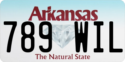 AR license plate 789WIL