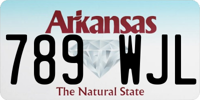 AR license plate 789WJL