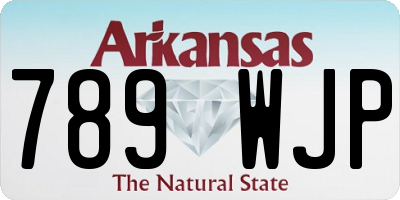 AR license plate 789WJP