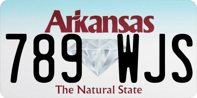 AR license plate 789WJS