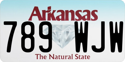 AR license plate 789WJW