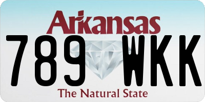 AR license plate 789WKK