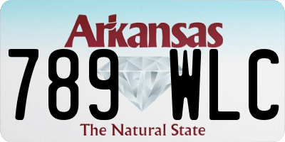 AR license plate 789WLC