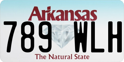 AR license plate 789WLH