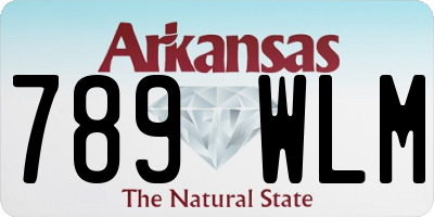 AR license plate 789WLM