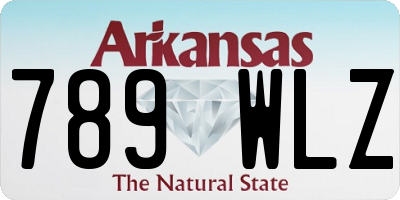 AR license plate 789WLZ