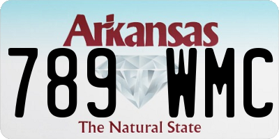 AR license plate 789WMC