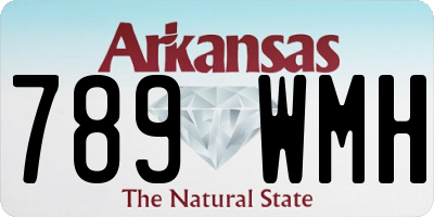 AR license plate 789WMH