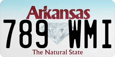 AR license plate 789WMI
