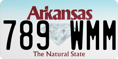AR license plate 789WMM