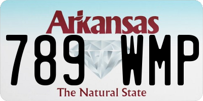 AR license plate 789WMP