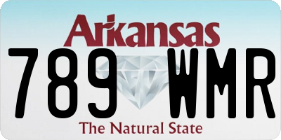 AR license plate 789WMR