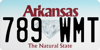 AR license plate 789WMT