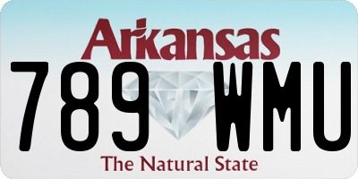 AR license plate 789WMU