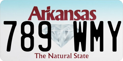 AR license plate 789WMY