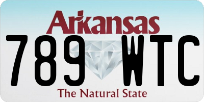 AR license plate 789WTC