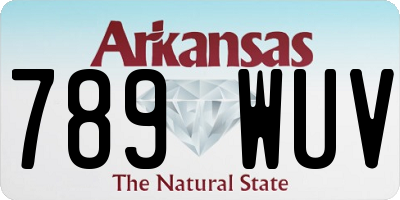AR license plate 789WUV