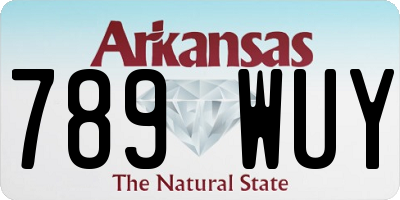 AR license plate 789WUY