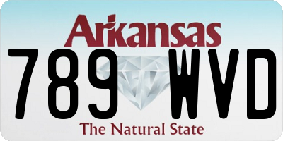 AR license plate 789WVD