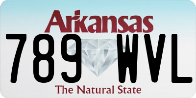AR license plate 789WVL