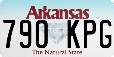 AR license plate 790KPG