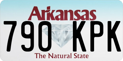 AR license plate 790KPK