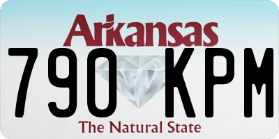 AR license plate 790KPM