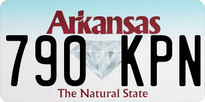 AR license plate 790KPN